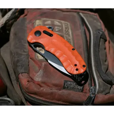 Складной нож SOG Kiku XR LTE, Orange (SOG 12-27-03-57) - 5 - Robinzon.ua