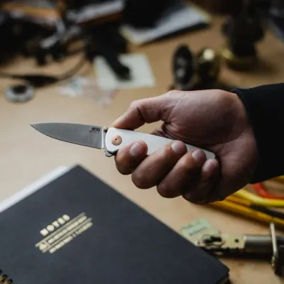 Складной нож SOG Twitch III, Silver/Gold (SOG 11-15-02-43) - 8 - Robinzon.ua