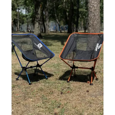 Кемпинговое кресло BaseCamp Compact, 50x58x56 см, Black/Orange (BCP 10306) - 7 - Robinzon.ua