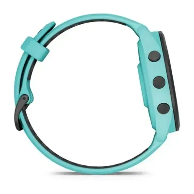 Смарт-годинник Garmin Forerunner 265 з чорним безелем, корпусом кольору аква та аква-чорним силіконовим ремінцем - 4 - Robinzon.ua