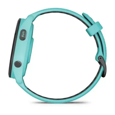 Смарт-годинник Garmin Forerunner 265 з чорним безелем, корпусом кольору аква та аква-чорним силіконовим ремінцем - 7 - Robinzon.ua