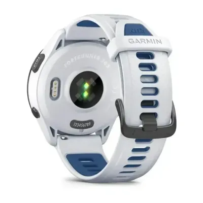 Смарт-годинник Garmin Forerunner 265 з чорним безелем, білим корпусом та біло-синім силіконовим ремінцем - 6 Смарт-годинник Garmin Forerunner 265 з чорним безелем, білим корпусом та біло-синім силіконовим ремінцем - 6 - Robinzon.ua