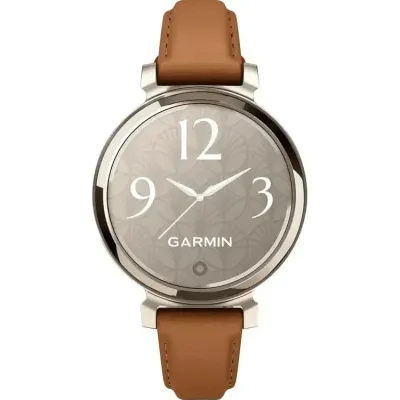 Смарт-годинник Garmin Lily 2 Classic кремово-золотистий, світло-коричневий шкіряний ремінець - 5 - Robinzon.ua