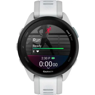 Смарт-часы Garmin Forerunner 165, силиконовый ремешок цвета туманно-серый/белый камень - 6 - Robinzon.ua