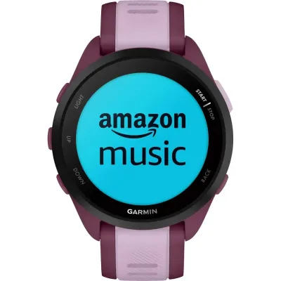 Смарт-годинник Garmin Forerunner 165 Music, силіконовий ремінець ягідно-бузковий - 4 Смарт-годинник Garmin Forerunner 165 Music, силіконовий ремінець ягідно-бузковий - 4 - Robinzon.ua