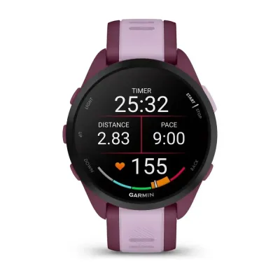 Смарт-годинник Garmin Forerunner 165 Music, силіконовий ремінець ягідно-бузковий - 8 Смарт-годинник Garmin Forerunner 165 Music, силіконовий ремінець ягідно-бузковий - 8 - Robinzon.ua