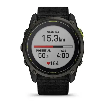 Смарт-годинник Garmin Enduro 3 з чорним нейлоновим ремінцем UltraFit - 5 - Robinzon.ua