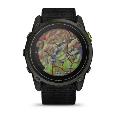 Смарт-годинник Garmin Enduro 3 з чорним нейлоновим ремінцем UltraFit - 8 - Robinzon.ua