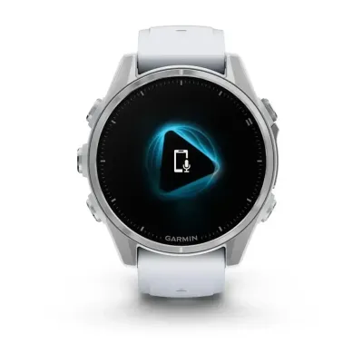 Смарт-часы Garmin Fenix 8 – 43 мм, AMOLED, серебристые с силиконовым ремешком цвета белый камень - 3 Смарт-часы Garmin Fenix 8 – 43 мм, AMOLED, серебристые с силиконовым ремешком цвета белый камень - 3 - Robinzon.ua