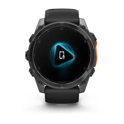 Смарт-часы Garmin Fenix 8 – 51 мм, AMOLED, сланцево-серые с черным силиконовым ремешком - 3 - Robinzon.ua