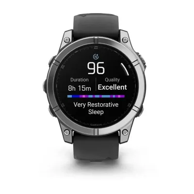 Смарт-часы Garmin Fenix E – 47 мм, AMOLED, нержавеющая сталь с черным силиконовым ремешком - 3 Смарт-часы Garmin Fenix E – 47 мм, AMOLED, нержавеющая сталь с черным силиконовым ремешком - 3 - Robinzon.ua