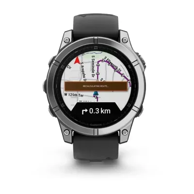 Смарт-часы Garmin Fenix E – 47 мм, AMOLED, нержавеющая сталь с черным силиконовым ремешком - 4 Смарт-часы Garmin Fenix E – 47 мм, AMOLED, нержавеющая сталь с черным силиконовым ремешком - 4 - Robinzon.ua