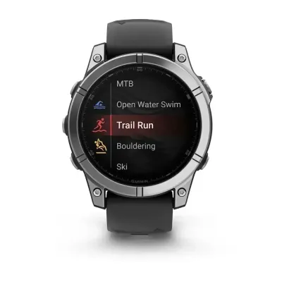 Смарт-часы Garmin Fenix E – 47 мм, AMOLED, нержавеющая сталь с черным силиконовым ремешком - 8 Смарт-часы Garmin Fenix E – 47 мм, AMOLED, нержавеющая сталь с черным силиконовым ремешком - 8 - Robinzon.ua