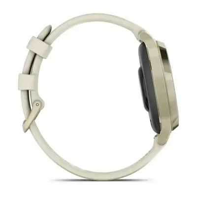 Смарт-годинник Garmin Lily 2 Active у кольорі місячне золото із силіконовим ремінцем кольору слонової кістки - 3 - Robinzon.ua