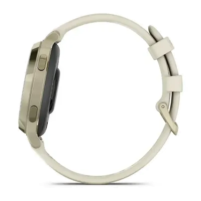 Смарт-годинник Garmin Lily 2 Active у кольорі місячне золото із силіконовим ремінцем кольору слонової кістки - 6 - Robinzon.ua