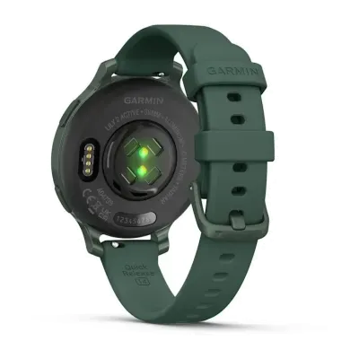 Смарт-часы Garmin Lily 2 Active яшмово-зеленые с зеленым силиконовым ремешком - 8 - Robinzon.ua