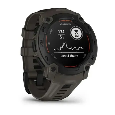 Смарт-часы Garmin Instinct E (45 мм) черные/угольные - 2 - Robinzon.ua