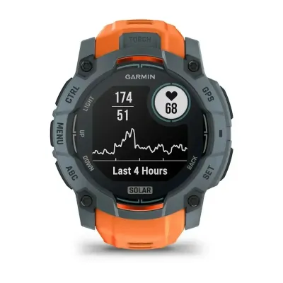 Смарт-часы Garmin Instinct 3 (50 мм) Solar, цвет сумеречный/солнечный - 7 - Robinzon.ua