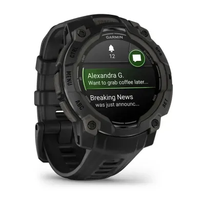 Смарт-годинник Garmin Instinct 3 (45 мм) AMOLED чорний - 2 - Robinzon.ua