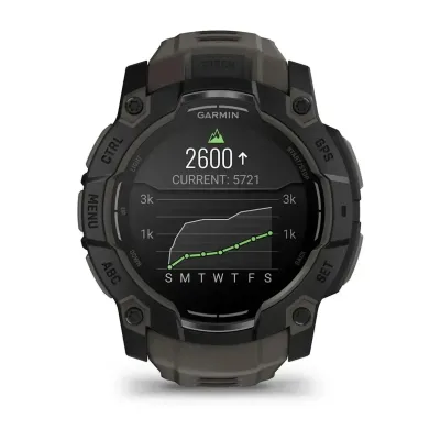 Смарт-часы Garmin Instinct 3 (50 мм) AMOLED черные/угольные - 8 - Robinzon.ua