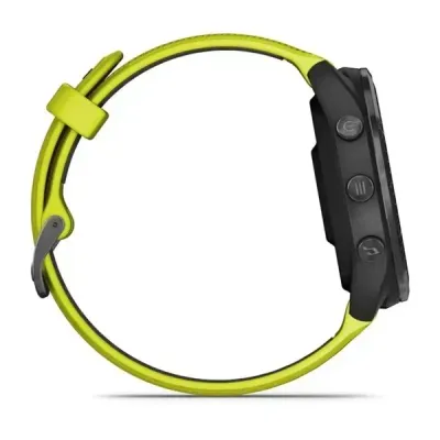 Смарт-часы Garmin Forerunner 965 с карбоново-серым титановым безелем, черным корпусом и желтым силиконовым ремешком - 4 - Robinzon.ua