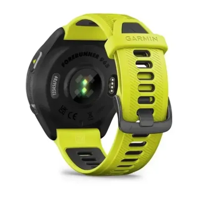 Смарт-часы Garmin Forerunner 965 с карбоново-серым титановым безелем, черным корпусом и желтым силиконовым ремешком - 6 - Robinzon.ua