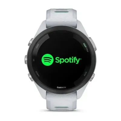 Смарт-часы Garmin Forerunner 265s с черным безелем, белым корпусом и бело-неотропик силиконовым ремешком - 5 - Robinzon.ua