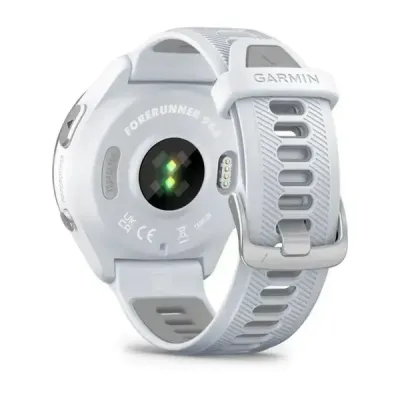 Смарт-годинник Garmin Forerunner 965 з титановим безелем, білим корпусом та біло-сірим силіконовим ремінцем - 6 - Robinzon.ua