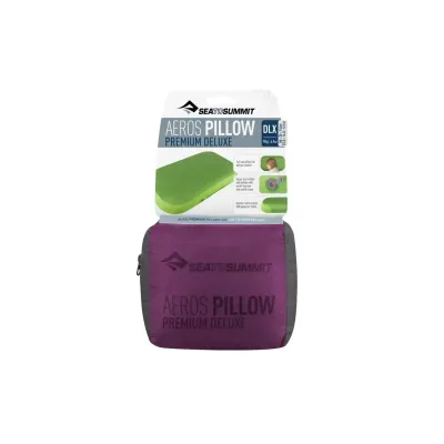 Надувная подушка Aeros Premium Pillow Deluxe, 14х56х36см, Magenta от Sea to Summit (STS APILPREMDLXMG) - 1 - Robinzon.ua