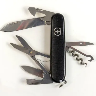 Складаний ніж Victorinox CLIMBER MAT чорний матовий лак 1.3703.3.M0007p - 7 - Robinzon.ua