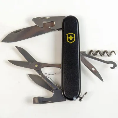 Складаний ніж Victorinox CLIMBER MAT чорний матовий лак з жовт.лого 1.3703.3.M0008p - 7 Складаний ніж Victorinox CLIMBER MAT чорний матовий лак з жовт.лого 1.3703.3.M0008p - 7 - Robinzon.ua
