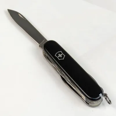 Складаний ніж Victorinox HUNTSMAN MAT чорний матовий лак 1.3713.3.M0007p - 4 - Robinzon.ua