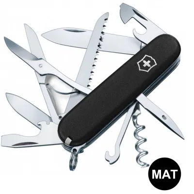 Складаний ніж Victorinox HUNTSMAN MAT чорний матовий лак 1.3713.3.M0007p - 5 - Robinzon.ua