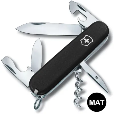 Складаний ніж Victorinox SPARTAN MAT чорний матовий лак 1.3603.3.M0007p - 1 - Robinzon.ua