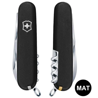 Складаний ніж Victorinox SPARTAN MAT чорний матовий лак 1.3603.3.M0007p - 2 - Robinzon.ua