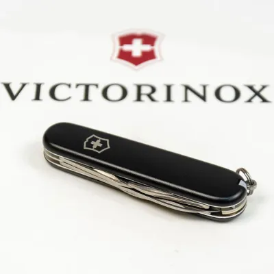 Складаний ніж Victorinox SPARTAN MAT чорний матовий лак 1.3603.3.M0007p - 4 - Robinzon.ua