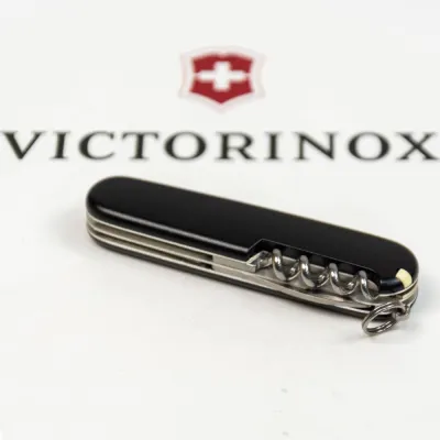 Складаний ніж Victorinox SPARTAN MAT чорний матовий лак 1.3603.3.M0007p - 5 - Robinzon.ua