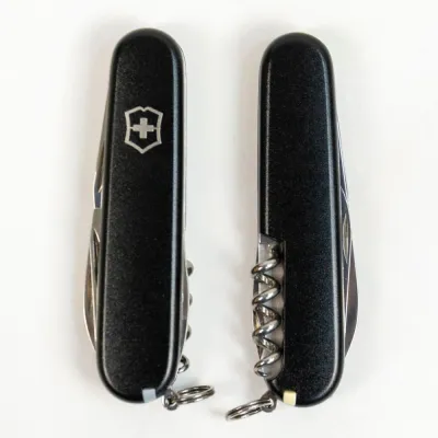 Складаний ніж Victorinox SPARTAN MAT чорний матовий лак 1.3603.3.M0007p - 6 - Robinzon.ua