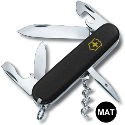 Складаний ніж Victorinox SPARTAN MAT чорний матовий лак з жовт.лого 1.3603.3.M0008p - 1 - Robinzon.ua