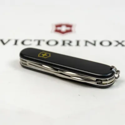 Складаний ніж Victorinox SPARTAN MAT чорний матовий лак з жовт.лого 1.3603.3.M0008p - 4 - Robinzon.ua