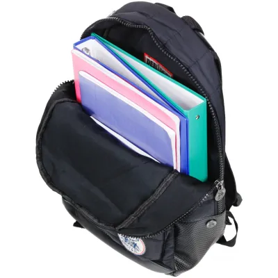 Городской рюкзак Deeluxe Milton черный на 16л - 4 - Robinzon.ua