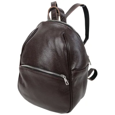 Шкіряний жіночий рюкзак 9L Borsacomoda коричневий - 1 - Robinzon.ua