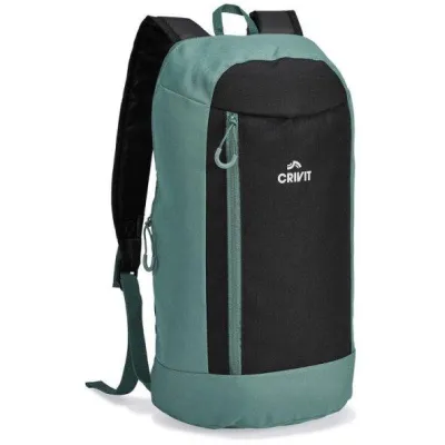 Небольшой городской рюкзак 10L Crivit Mini черный с зеленым - 1 - Robinzon.ua