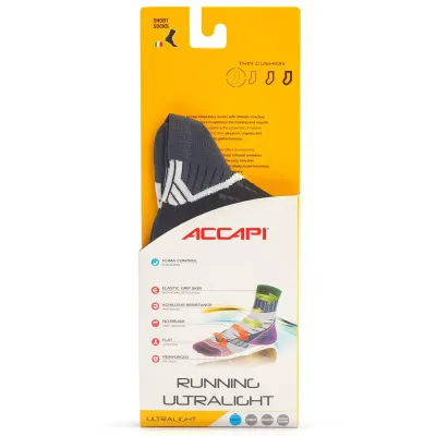 Термошкарпетки Accapi Running UltraLight, Black, 34-36 (ACC H1308.999-I0) - 2 - Robinzon.ua