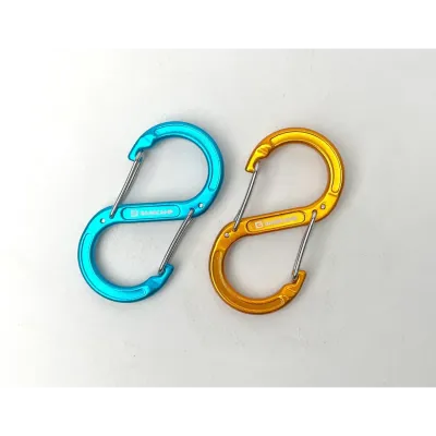 Набір алюмінієвих сервісних карабінів Base Camp Sigma 5 Wire Set, 2 шт, Blue/Orange (BCP 61016) - 2 Набір алюмінієвих сервісних карабінів Base Camp Sigma 5 Wire Set, 2 шт, Blue/Orange (BCP 61016) - 2 - Robinzon.ua