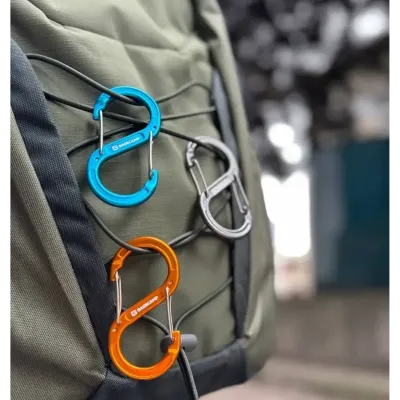 Набір алюмінієвих сервісних карабінів Base Camp Sigma 5 Wire Set, 2 шт, Blue/Orange (BCP 61016) - 3 Набір алюмінієвих сервісних карабінів Base Camp Sigma 5 Wire Set, 2 шт, Blue/Orange (BCP 61016) - 3 - Robinzon.ua