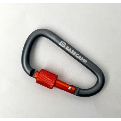 Карабін алюмінієвий сервісний Base Camp Delta 8 Screw Set, Grey (BCP 61116) - 1 - Robinzon.ua