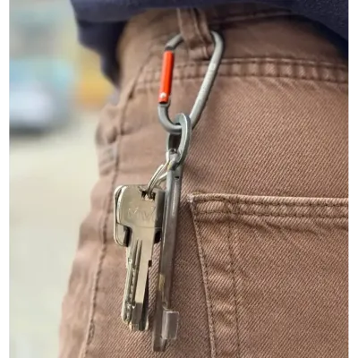 Набір алюмінієвих сервісних карабінів Base Camp Delta 6 Straight Set, 2 шт, Black/Grey (BCP 61415) - 2 Набір алюмінієвих сервісних карабінів Base Camp Delta 6 Straight Set, 2 шт, Black/Grey (BCP 61415) - 2 - Robinzon.ua