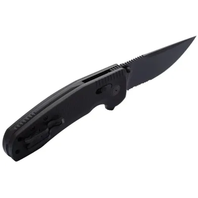 Розкладний ніж SOG TAC XR, Black/Partially Serrated (SOG 12-38-03-41) - 2 Розкладний ніж SOG TAC XR, Black/Partially Serrated (SOG 12-38-03-41) - 2 - Robinzon.ua