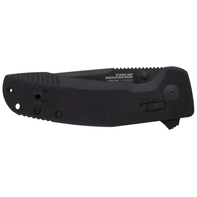 Розкладний ніж SOG TAC XR, Black/Partially Serrated (SOG 12-38-03-41) - 4 Розкладний ніж SOG TAC XR, Black/Partially Serrated (SOG 12-38-03-41) - 4 - Robinzon.ua